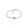 Image 1 : Genuine 0.60 ctw Citrine Bracelet 14KT White Gold - REF-41H6X