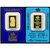 PAMP 2.5 gram Gold Bar 999.9 with Assay Cert.