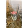 Image 8 : 2 BOXES OF TOWELS AND SLEEMAN BEER GLASSES