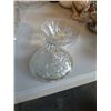 Image 8 : LOT OF CRYSTAL SERVING PIECES, GLASSES