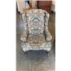 Image 2 : 2 WINGBACK CHAIRS - ONE RECLINING