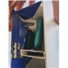 Image 8 : BOX OF NEW ITEMS, CLAPPER, IKEA MAGNESIUM LIGHTA, WINE GIFT BAGS, RAZORS