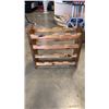 Image 2 : VINTAGE 3 TIER DISPLAY SHELF AND WINE RACK