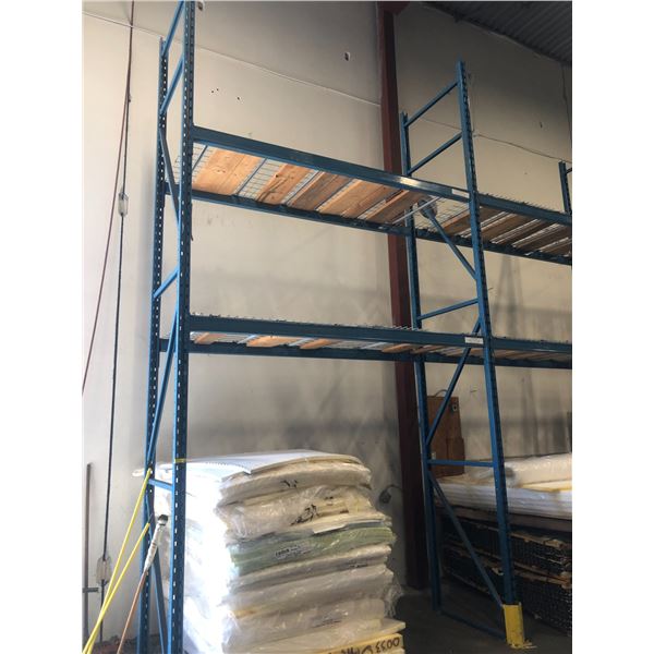 Complete set of industrial pallet racking 6 vertical (approx 18ft high ...