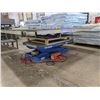 Image 2 : Optimus - Lift2K - Scissor Lift Table w/mattress layout table attached - approx. 85in x 70in