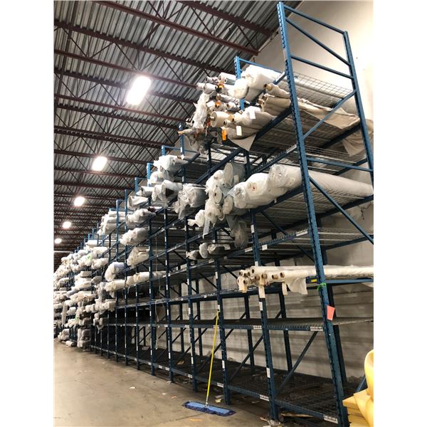 Warehouse Racking w/mesh decking's - includes 12 vertical panels ...