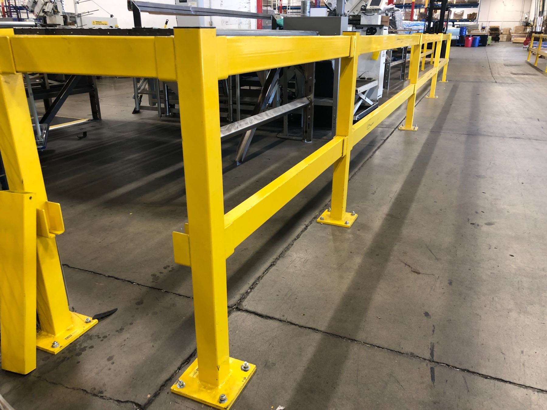 Inline Guard Railing Uline - Light Duty Guard Rails - includes 14 vertical pcs (3ft. 6in ...