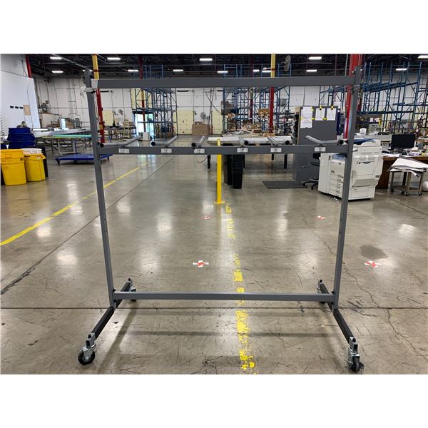 Uline Rolling Racks w/antlers - approx. 13 pcs