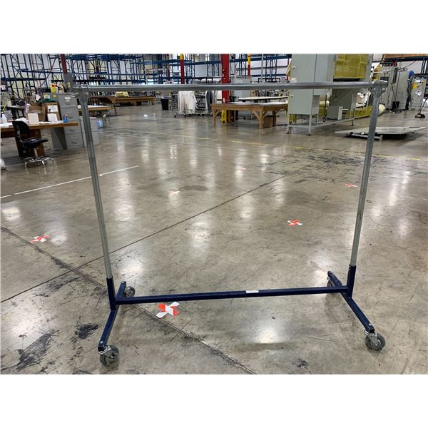 Large group of rolling racks - approx. 14 pcs