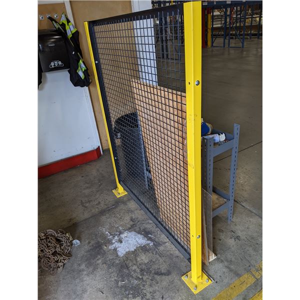Group of 3 Uline Wire Machine Guard Panels - assorted sizes