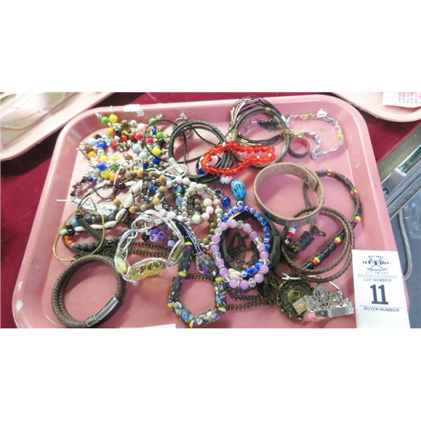 Tray Lot of Fashion Jewelry