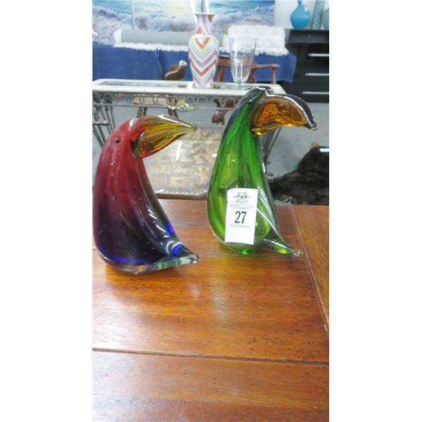 Artglass Dodo Bird Décor (2)