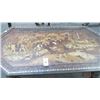Image 2 : Hand Carved Asian Glasstop Mahogany Coffee Table