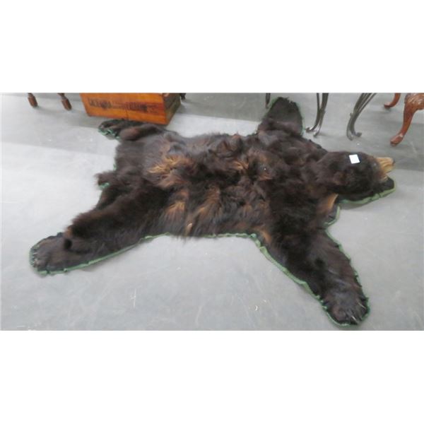 Black Bear Hide Rug