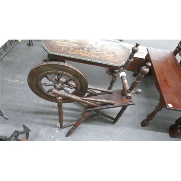 Vintage Spinning Wheel