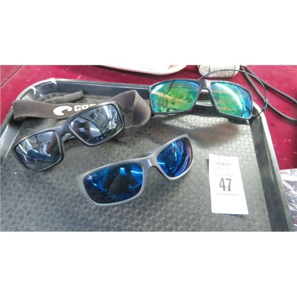 3-Costa Sunglasses - 3 X $