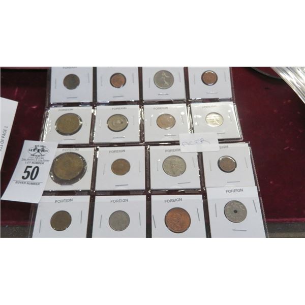 Lot of Foreign Coins