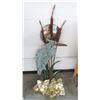 Image 1 : Metal 44" Sandhill Crane Wall Décor