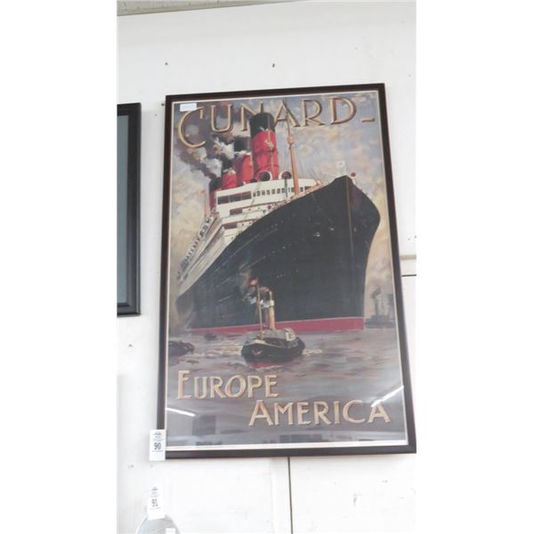 Framed Print "Gunard Europe Abroica" - 39" x 24"