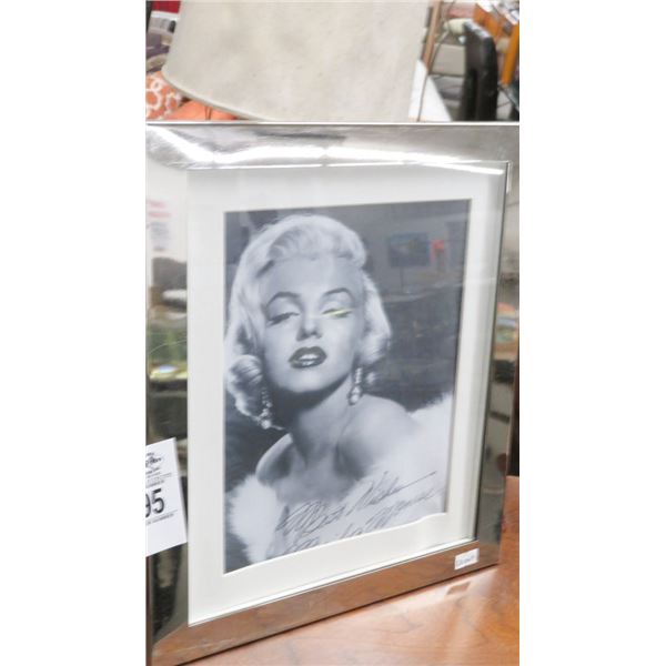 Autographed Marilyn Monroe Framed Photo (No COA)