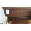 Image 2 : Mahogany 2 Shelf DeskTopper w/Cabinet