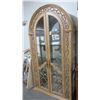 Image 1 : Ornate Arched Curio 5 Shelf