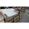 Image 1 : Pickled Oak King Bed Dresser/Mirror/Nightstand