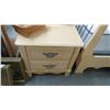 Image 2 : Pickled Oak King Bed Dresser/Mirror/Nightstand