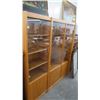 Image 1 : Teak 3 Pc. Glass Door Cabinet Set