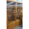 Image 2 : Teak 3 Pc. Glass Door Cabinet Set