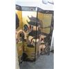 Image 1 : Painted Asian Motif 4 Panel Privacy Screen