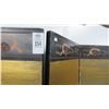 Image 2 : Painted Asian Motif 4 Panel Privacy Screen