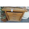 Image 1 : Oak 3 Drawer Cabinet
