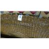Image 2 : Wicker Full Size Headboard w/Matching 3 Drawer Desk w/Chair