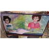 Image 2 : Framed Africa Map Print & Oil On Canvas
