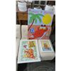 Image 1 : 3-Framed Garfield Picture & Painting - 3 X $