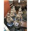Image 1 : 6-Vintage Cast Silver Metal Gibson Girls - 6 X $