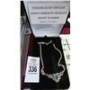 Image 1 : Sterling Silver Antique Marcasite Necklace 16g