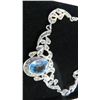 Image 2 : Sterling Silver Antique Marcasite Necklace 16g