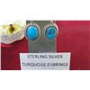 Image 2 : Sterling Silver Turquoise Earrings