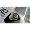 Image 2 : Sterling Silver Men's Ring w/Hematite Stone