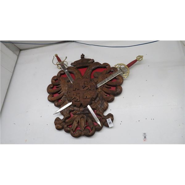Ornately Carved Coat of Arms
