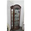 Image 1 : Mahogany Corner Curio Cabinet