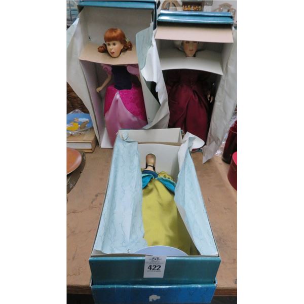 3-Porcelain Dolls - 3 X $