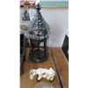 Image 2 : Hanging Metal Candlestand, Painted Bowls & More