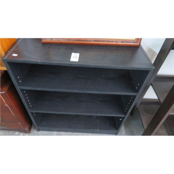 Wood 3 Shelf Bookcase