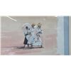 Image 2 : Framed Ladies Walking Print Signed Durate - 40" x 30"
