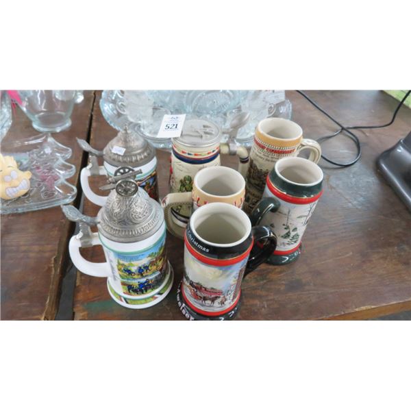 Lot of Beer Steins (7)
