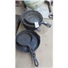 Image 1 : Cast Iron Fry Pans & Stock Pot (6)