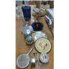 Image 1 : Blue Vase, Painted Plates, Hand Mirror